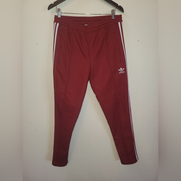 Adidas Classic Track Pants. Maroon Color. - Picture 5 of 5